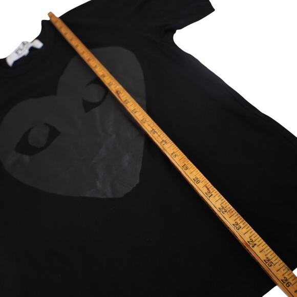 Comme Des Garcons Play Heart Front / Back Graphic T Shirt - Picture 7 of 11